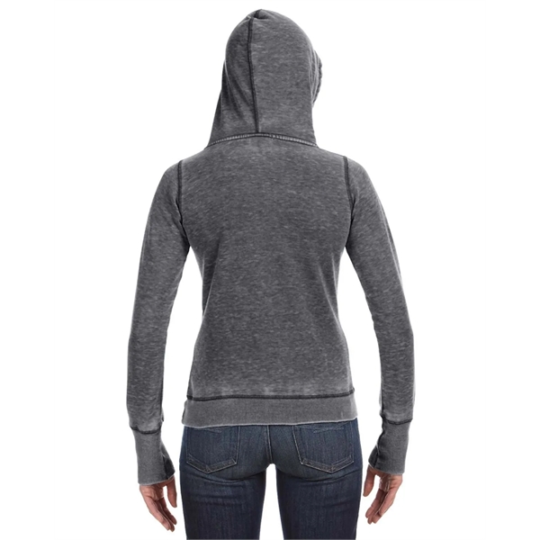 J America Ladies' Zen Pullover Fleece Hooded Sweatshirt - J America Ladies' Zen Pullover Fleece Hooded Sweatshirt - Image 25 of 35