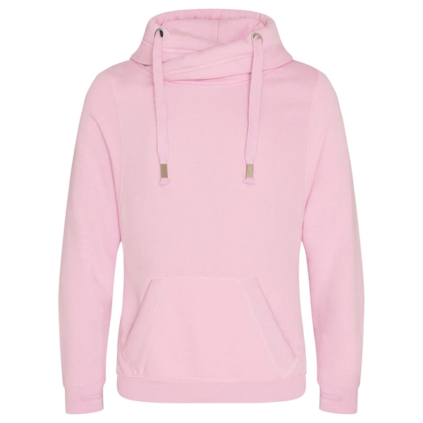 AWDis Men's Heavyweight Cross Over Neck Hooded Sweatshirt - AWDis Men's Heavyweight Cross Over Neck Hooded Sweatshirt - Image 0 of 10