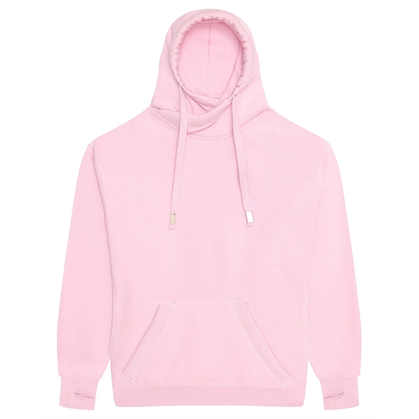 AWDis Men's Heavyweight Cross Over Neck Hooded Sweatshirt - AWDis Men's Heavyweight Cross Over Neck Hooded Sweatshirt - Image 1 of 10