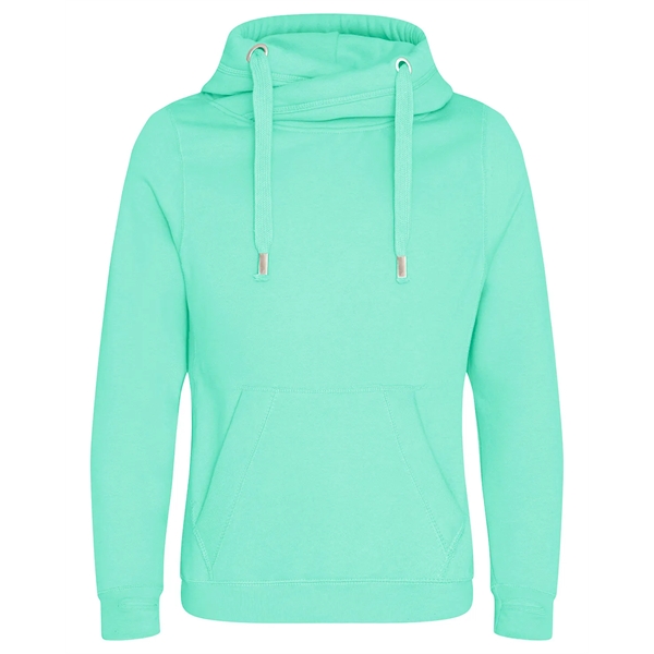 AWDis Men's Heavyweight Cross Over Neck Hooded Sweatshirt - AWDis Men's Heavyweight Cross Over Neck Hooded Sweatshirt - Image 8 of 10