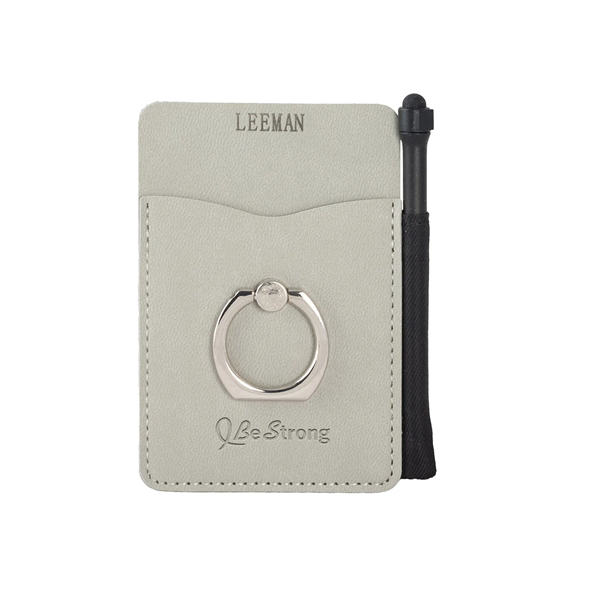 Leeman Tuscany™ Card Holder With Metal Ring Phone Stand A... - Leeman Tuscany™ Card Holder With Metal Ring Phone Stand A... - Image 2 of 8