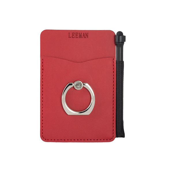 Leeman Tuscany™ Card Holder With Metal Ring Phone Stand A... - Leeman Tuscany™ Card Holder With Metal Ring Phone Stand A... - Image 1 of 8