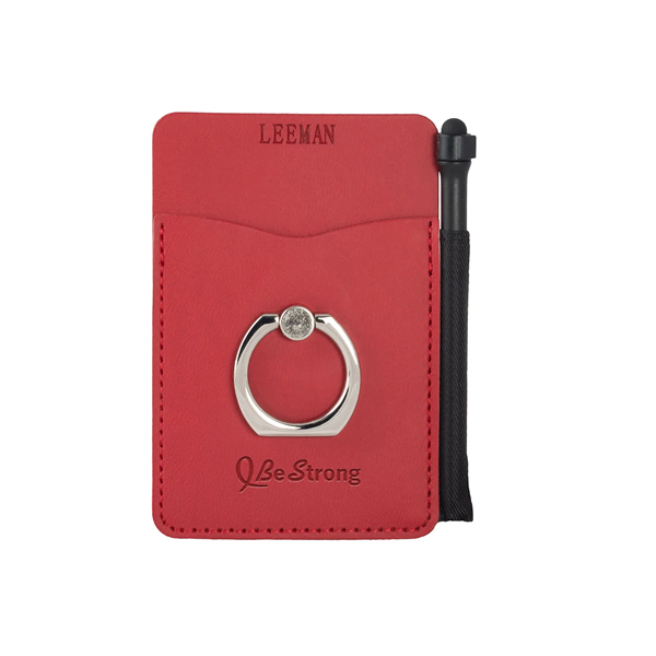 Leeman Tuscany™ Card Holder With Metal Ring Phone Stand A... - Leeman Tuscany™ Card Holder With Metal Ring Phone Stand A... - Image 0 of 8