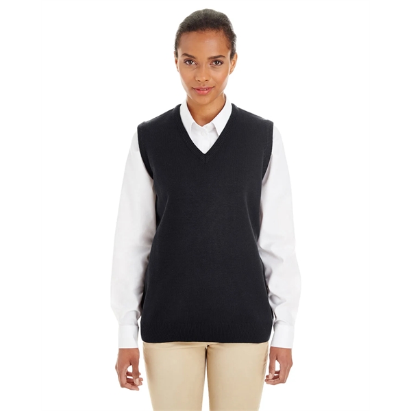 Harriton Ladies' Pilbloc™ V-Neck Sweater Vest - Harriton Ladies' Pilbloc™ V-Neck Sweater Vest - Image 15 of 27