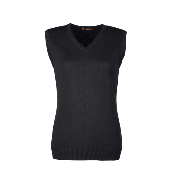 Harriton Ladies' Pilbloc™ V-Neck Sweater Vest - Harriton Ladies' Pilbloc™ V-Neck Sweater Vest - Image 22 of 27