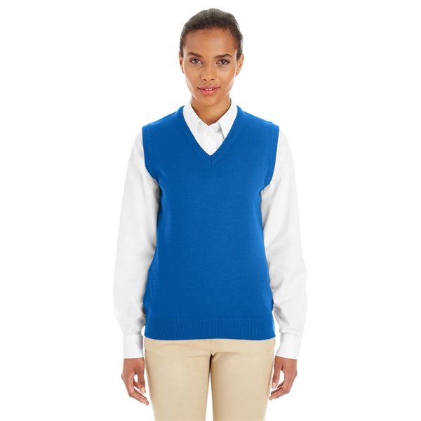 Harriton Ladies' Pilbloc™ V-Neck Sweater Vest - Harriton Ladies' Pilbloc™ V-Neck Sweater Vest - Image 23 of 27