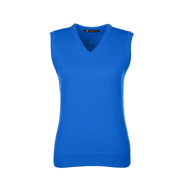 Harriton Ladies' Pilbloc™ V-Neck Sweater Vest - Harriton Ladies' Pilbloc™ V-Neck Sweater Vest - Image 26 of 27