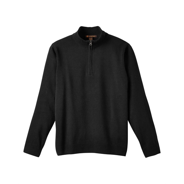 Harriton Unisex Pilbloc™ Quarter-Zip Sweater - Harriton Unisex Pilbloc™ Quarter-Zip Sweater - Image 11 of 23