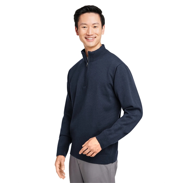 Harriton Unisex Pilbloc™ Quarter-Zip Sweater - Harriton Unisex Pilbloc™ Quarter-Zip Sweater - Image 14 of 23