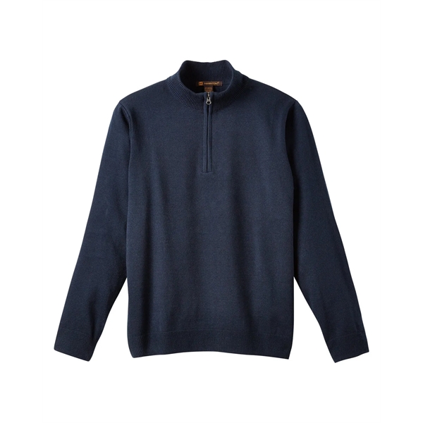Harriton Unisex Pilbloc™ Quarter-Zip Sweater - Harriton Unisex Pilbloc™ Quarter-Zip Sweater - Image 16 of 23