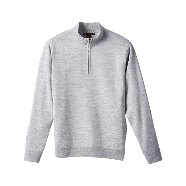Harriton Unisex Pilbloc™ Quarter-Zip Sweater - Harriton Unisex Pilbloc™ Quarter-Zip Sweater - Image 21 of 23
