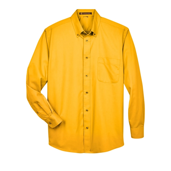 Harriton Men's Easy Blend™ Long-Sleeve Twill Shirt with S... - Harriton Men's Easy Blend™ Long-Sleeve Twill Shirt with S... - Image 94 of 135
