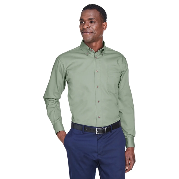 Harriton Men's Easy Blend™ Long-Sleeve Twill Shirt with S... - Harriton Men's Easy Blend™ Long-Sleeve Twill Shirt with S... - Image 51 of 135