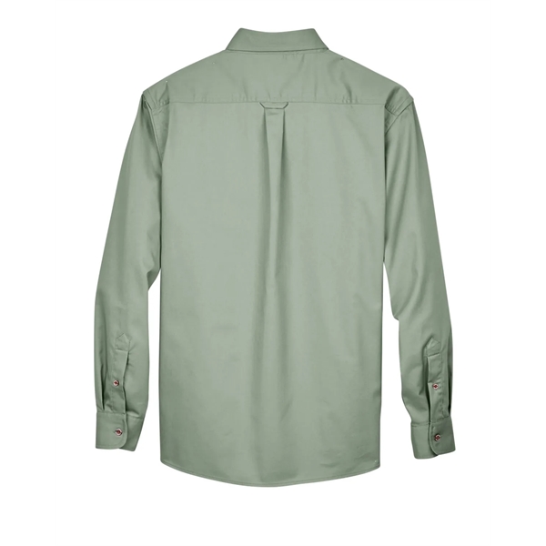 Harriton Men's Easy Blend™ Long-Sleeve Twill Shirt with S... - Harriton Men's Easy Blend™ Long-Sleeve Twill Shirt with S... - Image 98 of 135