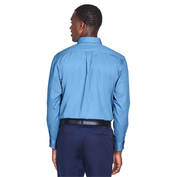 Harriton Men's Easy Blend™ Long-Sleeve Twill Shirt with S... - Harriton Men's Easy Blend™ Long-Sleeve Twill Shirt with S... - Image 59 of 135