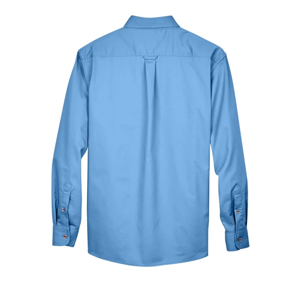 Harriton Men's Easy Blend™ Long-Sleeve Twill Shirt with S... - Harriton Men's Easy Blend™ Long-Sleeve Twill Shirt with S... - Image 103 of 135