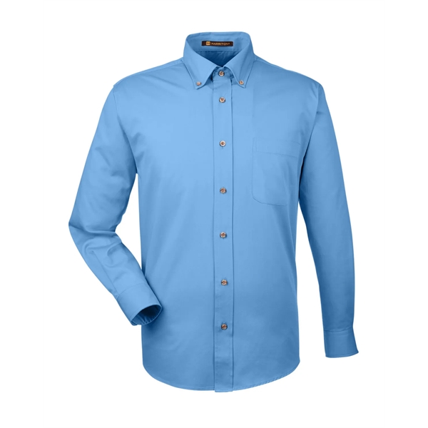 Harriton Men's Easy Blend™ Long-Sleeve Twill Shirt with S... - Harriton Men's Easy Blend™ Long-Sleeve Twill Shirt with S... - Image 104 of 135