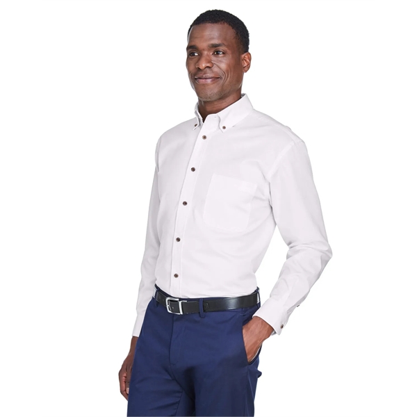 Harriton Men's Easy Blend™ Long-Sleeve Twill Shirt with S... - Harriton Men's Easy Blend™ Long-Sleeve Twill Shirt with S... - Image 105 of 135