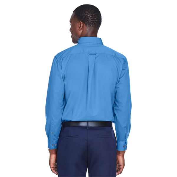 Harriton Men's Easy Blend™ Long-Sleeve Twill Shirt with S... - Harriton Men's Easy Blend™ Long-Sleeve Twill Shirt with S... - Image 65 of 135