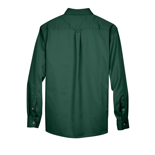 Harriton Men's Easy Blend™ Long-Sleeve Twill Shirt with S... - Harriton Men's Easy Blend™ Long-Sleeve Twill Shirt with S... - Image 113 of 135