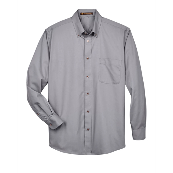 Harriton Men's Easy Blend™ Long-Sleeve Twill Shirt with S... - Harriton Men's Easy Blend™ Long-Sleeve Twill Shirt with S... - Image 115 of 135