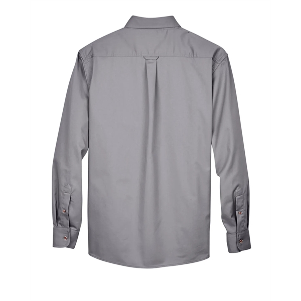 Harriton Men's Easy Blend™ Long-Sleeve Twill Shirt with S... - Harriton Men's Easy Blend™ Long-Sleeve Twill Shirt with S... - Image 116 of 135
