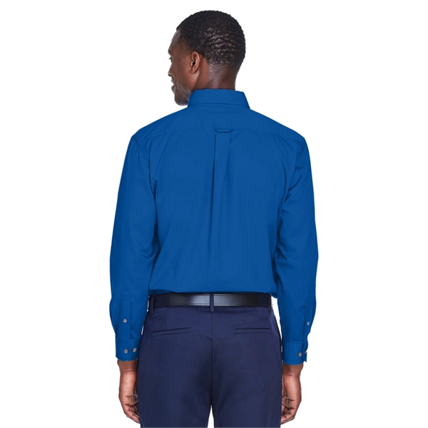 Harriton Men's Easy Blend™ Long-Sleeve Twill Shirt with S... - Harriton Men's Easy Blend™ Long-Sleeve Twill Shirt with S... - Image 79 of 135