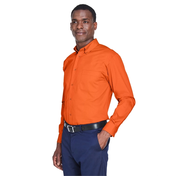 Harriton Men's Easy Blend™ Long-Sleeve Twill Shirt with S... - Harriton Men's Easy Blend™ Long-Sleeve Twill Shirt with S... - Image 127 of 135