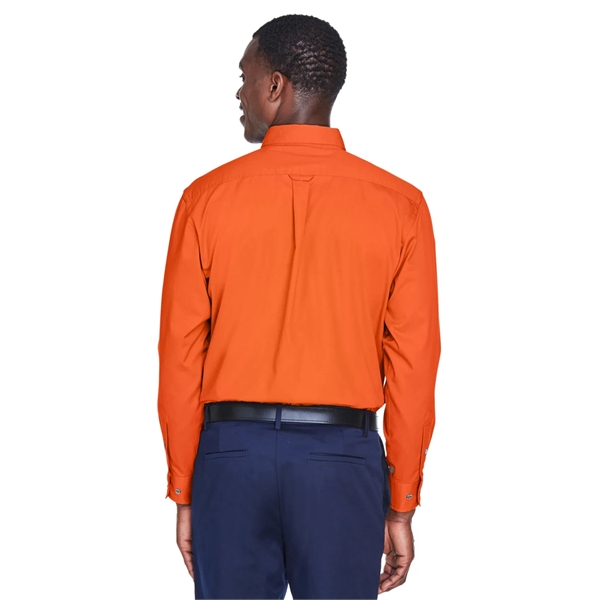 Harriton Men's Easy Blend™ Long-Sleeve Twill Shirt with S... - Harriton Men's Easy Blend™ Long-Sleeve Twill Shirt with S... - Image 85 of 135