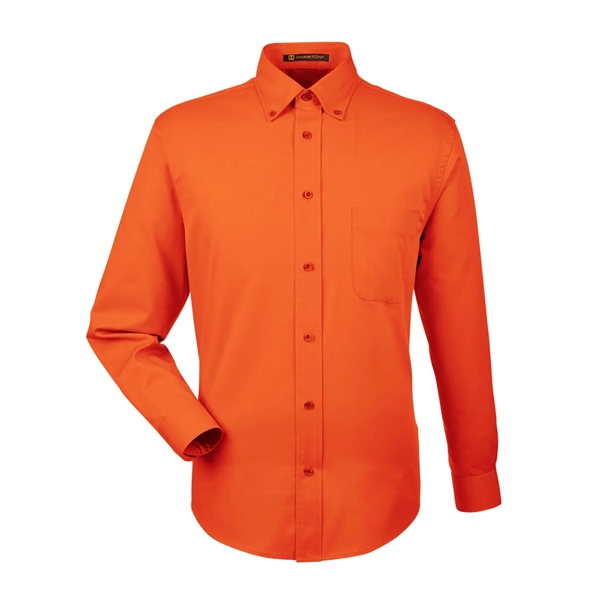 Harriton Men's Easy Blend™ Long-Sleeve Twill Shirt with S... - Harriton Men's Easy Blend™ Long-Sleeve Twill Shirt with S... - Image 129 of 135