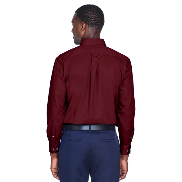Harriton Men's Easy Blend™ Long-Sleeve Twill Shirt with S... - Harriton Men's Easy Blend™ Long-Sleeve Twill Shirt with S... - Image 88 of 135