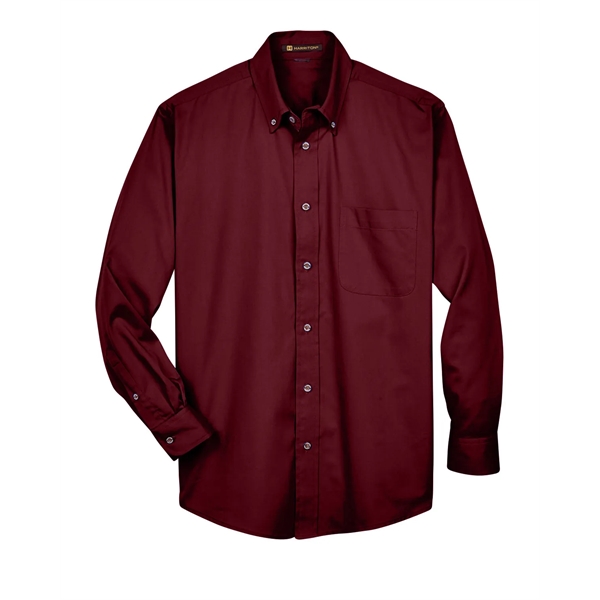 Harriton Men's Easy Blend™ Long-Sleeve Twill Shirt with S... - Harriton Men's Easy Blend™ Long-Sleeve Twill Shirt with S... - Image 131 of 135