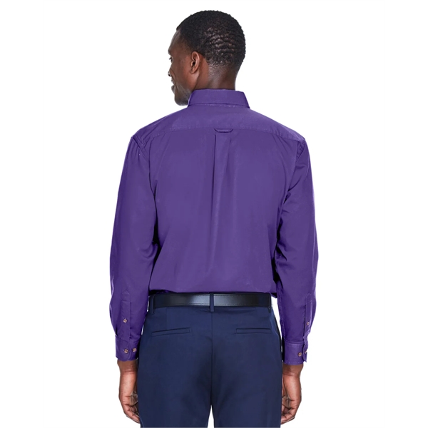 Harriton Men's Easy Blend™ Long-Sleeve Twill Shirt with S... - Harriton Men's Easy Blend™ Long-Sleeve Twill Shirt with S... - Image 91 of 135