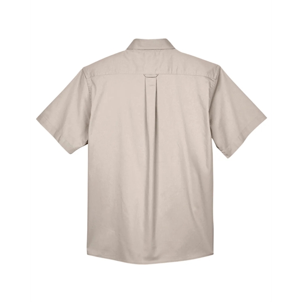 Harriton Men's Easy Blend™ Short-Sleeve Twill Shirt with ... - Harriton Men's Easy Blend™ Short-Sleeve Twill Shirt with ... - Image 42 of 46