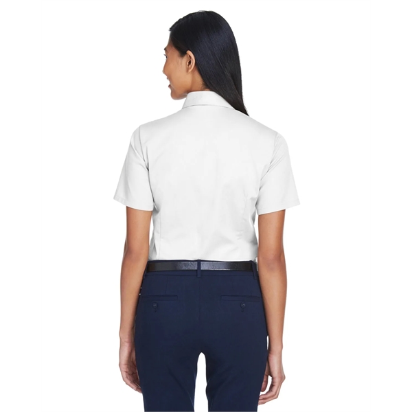 Harriton Ladies' Easy Blend™ Short-Sleeve Twill Shirt wit... - Harriton Ladies' Easy Blend™ Short-Sleeve Twill Shirt wit... - Image 20 of 47