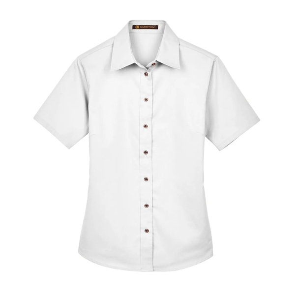 Harriton Ladies' Easy Blend™ Short-Sleeve Twill Shirt wit... - Harriton Ladies' Easy Blend™ Short-Sleeve Twill Shirt wit... - Image 21 of 47