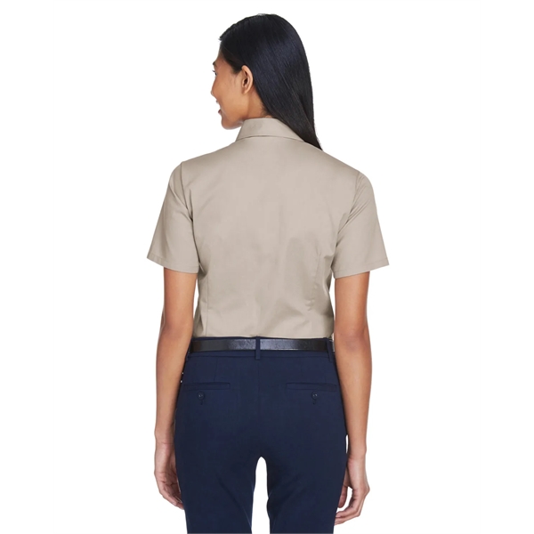 Harriton Ladies' Easy Blend™ Short-Sleeve Twill Shirt wit... - Harriton Ladies' Easy Blend™ Short-Sleeve Twill Shirt wit... - Image 25 of 47