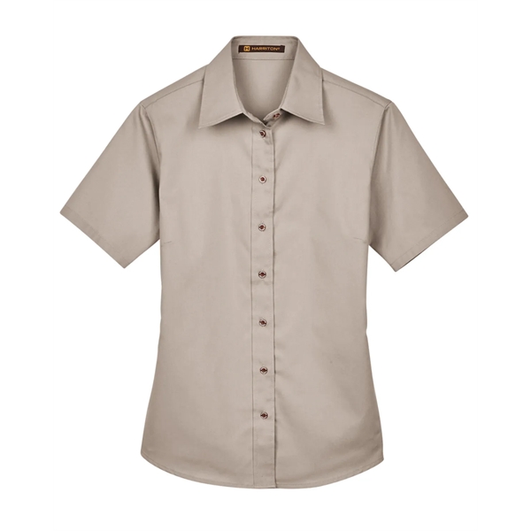 Harriton Ladies' Easy Blend™ Short-Sleeve Twill Shirt wit... - Harriton Ladies' Easy Blend™ Short-Sleeve Twill Shirt wit... - Image 26 of 47