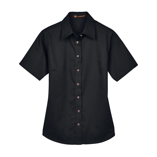 Harriton Ladies' Easy Blend™ Short-Sleeve Twill Shirt wit... - Harriton Ladies' Easy Blend™ Short-Sleeve Twill Shirt wit... - Image 31 of 47
