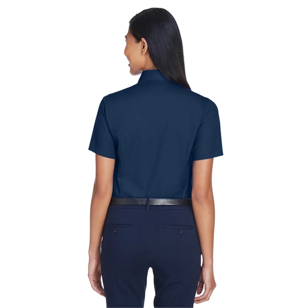 Harriton Ladies' Easy Blend™ Short-Sleeve Twill Shirt wit... - Harriton Ladies' Easy Blend™ Short-Sleeve Twill Shirt wit... - Image 40 of 47
