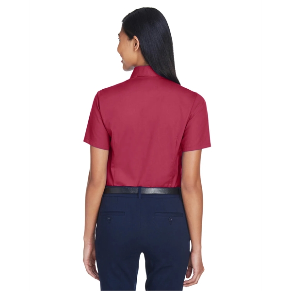 Harriton Ladies' Easy Blend™ Short-Sleeve Twill Shirt wit... - Harriton Ladies' Easy Blend™ Short-Sleeve Twill Shirt wit... - Image 45 of 47