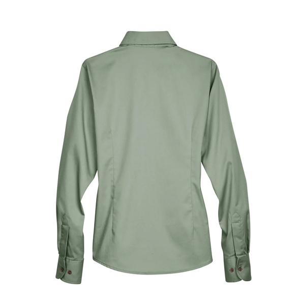 Harriton Ladies' Easy Blend™ Long-Sleeve Twill Shirt with... - Harriton Ladies' Easy Blend™ Long-Sleeve Twill Shirt with... - Image 99 of 146