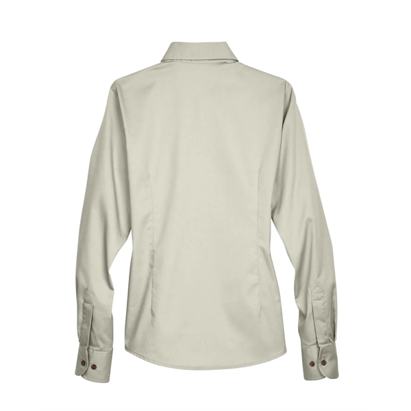 Harriton Ladies' Easy Blend™ Long-Sleeve Twill Shirt with... - Harriton Ladies' Easy Blend™ Long-Sleeve Twill Shirt with... - Image 113 of 146