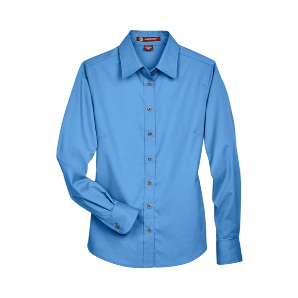 Harriton Ladies' Easy Blend™ Long-Sleeve Twill Shirt with... - Harriton Ladies' Easy Blend™ Long-Sleeve Twill Shirt with... - Image 115 of 146