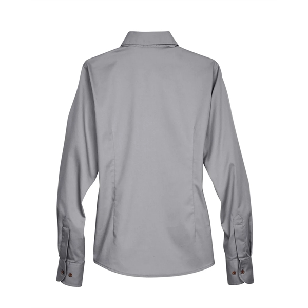 Harriton Ladies' Easy Blend™ Long-Sleeve Twill Shirt with... - Harriton Ladies' Easy Blend™ Long-Sleeve Twill Shirt with... - Image 125 of 146
