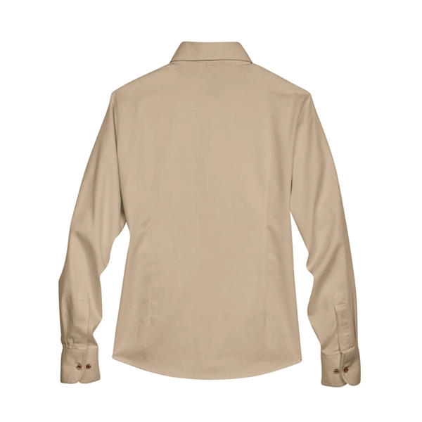 Harriton Ladies' Easy Blend™ Long-Sleeve Twill Shirt with... - Harriton Ladies' Easy Blend™ Long-Sleeve Twill Shirt with... - Image 137 of 146