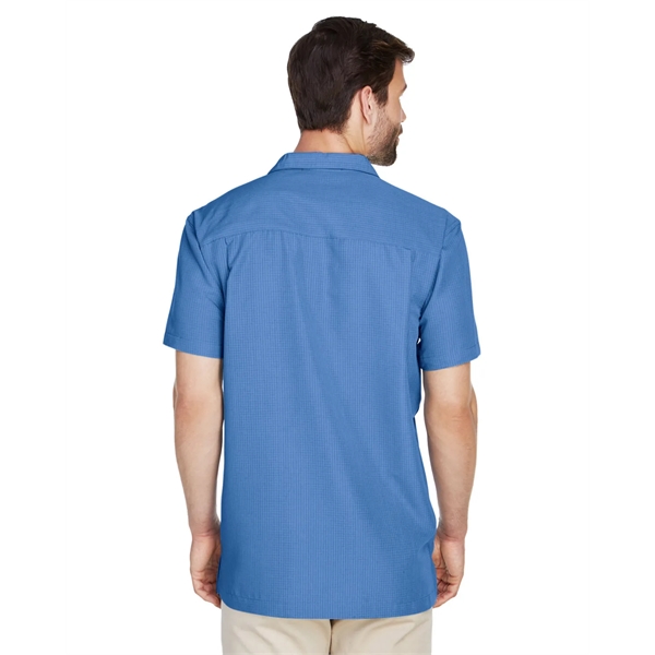 Harriton Men's Barbados Textured Camp Shirt - Harriton Men's Barbados Textured Camp Shirt - Image 32 of 79