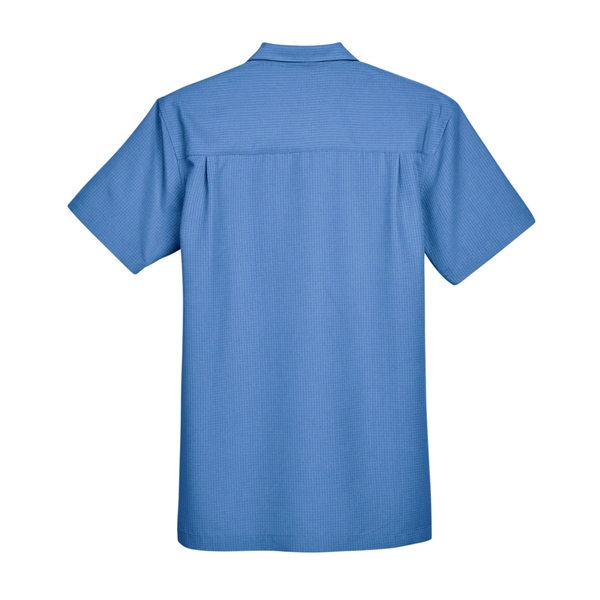 Harriton Men's Barbados Textured Camp Shirt - Harriton Men's Barbados Textured Camp Shirt - Image 34 of 79