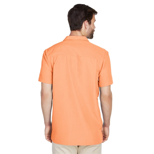 Harriton Men's Barbados Textured Camp Shirt - Harriton Men's Barbados Textured Camp Shirt - Image 47 of 79