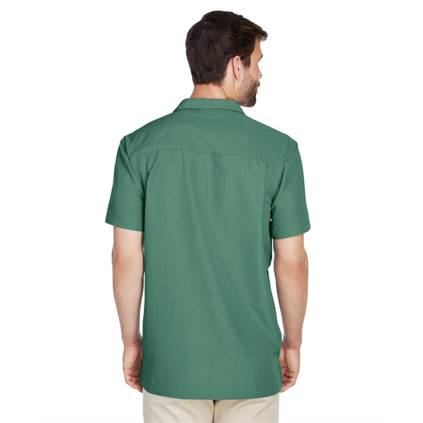 Harriton Men's Barbados Textured Camp Shirt - Harriton Men's Barbados Textured Camp Shirt - Image 52 of 79